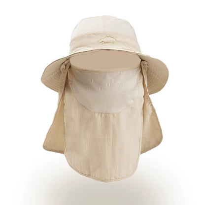 Fisherman'S Hat, Male Sun Hat, Summer Outdoor Quick Drying Sun Hat, Fishing Breathable Sun Hat, Female Face Mask Hat