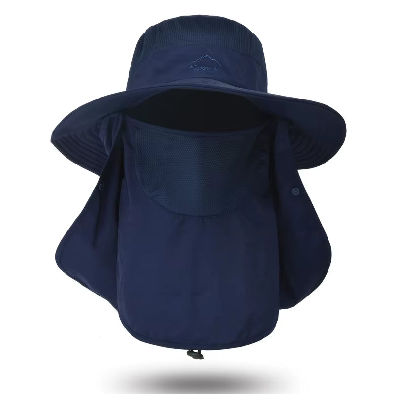 Fisherman'S Hat, Male Sun Hat, Summer Outdoor Quick Drying Sun Hat, Fishing Breathable Sun Hat, Female Face Mask Hat