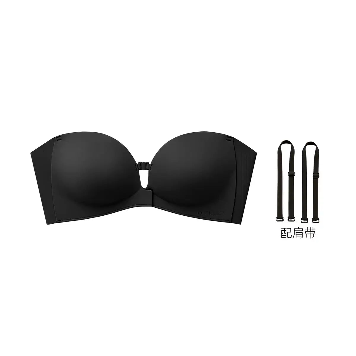 LUCKMEEY Womens Strapless Front Closure Bra Push up Lift Bra Padded Add Cup Non Slip Anti-Slip Grip Wireless Supportive Seamless Comfortable Tube Jelly Bra a B C Cup#Tiktokshopdealsforyoudays