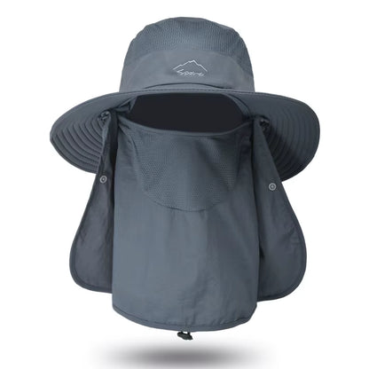 Fisherman'S Hat, Male Sun Hat, Summer Outdoor Quick Drying Sun Hat, Fishing Breathable Sun Hat, Female Face Mask Hat